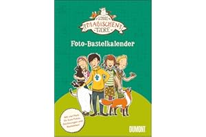 DUMONT - Schule der magischen Tiere 2025, Foto-Bastelkalender, 21x29,7cm, Kalender zum Selbstgestalten, Fotos einkleben und malen, immerwährend: ... malen - immerwährend - 21 x 29,7 cm