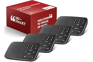 Hosmart Intercom radio UltraSpeak Pro per casa, 2024, sistema intercom wireless full duplex per aziende, intercom spazio-spazio intercom intercom bidirezionale in tempo reale con portata di 400 metri