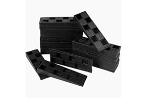 Repa Market Cunei in plastica, 90 x 30 mm, 20 pezzi, distanziatori in plastica, cunei di montaggio, distanziatori in laminato, distanziatori per terrazze, distanziatori da parete
