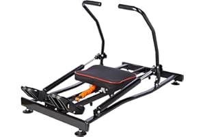 FFitness Vogatore Rowing Machine Professionale Allenamento Home Gym Casa Resistenza idraulica Fitness Cardio Total Body Trainer Crunch FLMD412N