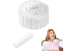 XOXVURI 50 Hozee Nase Nasenstopper Nampons Gegen Nasenbluten Prozent Stark Saugfähige Watterollen Weiche Gazerollen Stoppstopfen für Notfall oder Unfall Geeignet Babys Unter