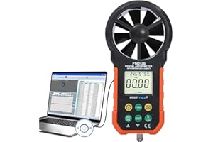 Protmex MS6252B Digital Anemometer Humidity Temperature Testers Meters USB Handheld LCD Electronic Wind Speed Air Volume Measuring Meter Backlight