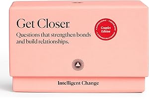 Intelligent Change Let’s Get Closer: Couple’s Edition (100 Prompt Cards) - Question and Answer Card Game for Adults - Conversation Starters to Strengthen Relationships and Inspire Emotional Intimacy