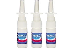 Snoreeze Anti-Snoring Nasal Spray - Hydrating Spray for Blocked Nose & Congestion Relief - Use with Mobile App to Stop Snoring - 10ml Each - 75 Nights Use