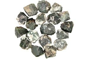 Naturosphère - Minéraux et fossiles C25 - Pierres brutes Agate Mousse - 4 à 5 cm - 200 grammes