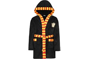 Harry Potter Szlafrok dziecięcy | polarowy szlafrok dla dzieci | z kapturem | również jako zestaw z workiem gimnastycznym | dla chłopców lub dziewczynek