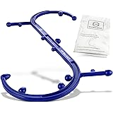 My Balance® Triggerpunkt Massagegerät + GRATIS Anwendungsheft 24seitig | Von Fitness Coach entwickelter Massagehaken zur Selb