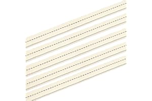 NKlaus stoppino 10 x12cm per lanterna ad uragano Feuerhand larghezza 12,5mm stoppino piatto in cotone 100% naturale per lampada ad olio 1370