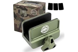 JARCSHOP ABRAZADERA RIFLE para TRIPODE CAZA - Soporte Horquilla telescopica caza universal y mordaza banco de tiro - Construccion banco tiro para rifle y tripode para caza - Tripode para rifle de caza mayor.