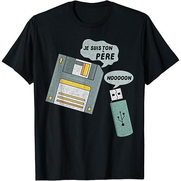 Sweat à Capuche Geek 'Je Suis Ton Père' - Design Humour Tech Avec Disquette Et Clé USB, Coupe Classique