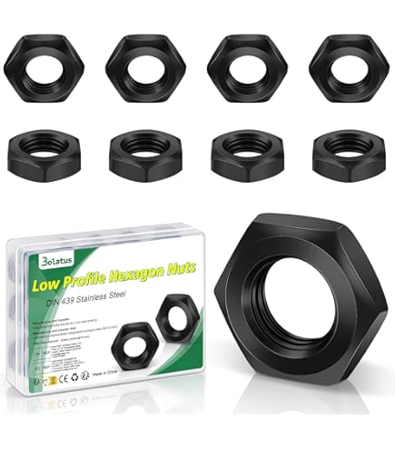 10Pcs Fijne Draad Zeskantmoeren M7 M8 M9 M10 M12 M14 M16 Hex Moer