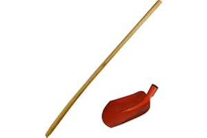 bauCompany24 Schaufelstiel 1300 mm, Knopf-Form, Esche