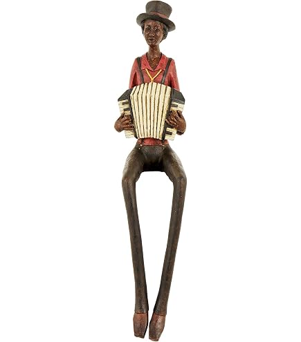 scuplture métal pigment saxophoniste