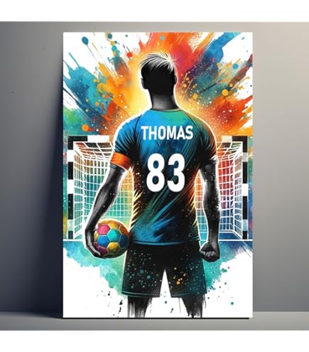 ᐒᐈ Affiche Personnalisée FOOT ᮺ Poster De Foot Personnalisable ᮺ Affiche Cadeau De Football