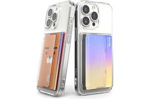 Ringke Side Slot Card Holder Variation 2 Porte-Cartes Adhésifs Portefeuille Autocollant Porte Carte de Crédit pour Téléphone avec 3M Sticker Adhésive Attachable Téléphone