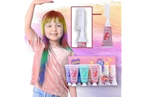 ‎HAIOLORPRO HaiolorPro Haarkreide für mädchen, Geschenke für Mädchen, Temporäre Haarfarbe Set für Kinder, Haarkreide Kinder Auswaschbar Ungiftig, Geschenke Mädchen 6 7 8 9 10 11 12 13 Jahre