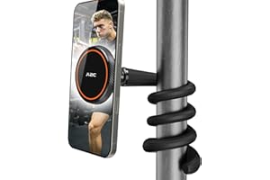A2C Flexibler Schwanenhals-Handyhalterung für iPhone, Mag-Safe, langer Arm, magnetische Halterung für Laufband, Peloton, tragbares Fitness-Zubehör