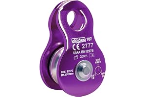 ALPIDEX Remskiva 20 kN Mobile Pulley Block Taljor EN12278 Rep 11 mm