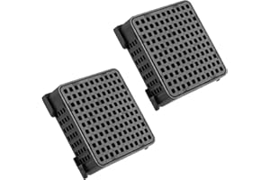 PARTSEE Filtro de carbón activo para frigorífico Liebherr 9096989 9882460 988246000 Fresh Air Filter para 7440021-00 con carbón activo para frigoríficos (agujero cuadrado negro, 2 unidades)