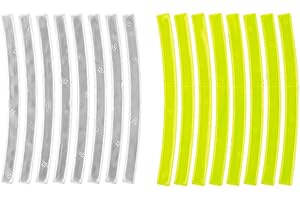 M-Wave Reflex Stickers - Jaune/Blanc