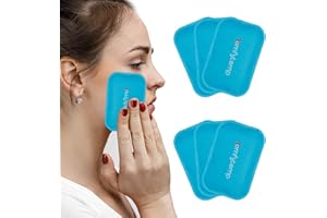 Comfytemp Ghiaccio Gel Riutilizzabile (6 Pezzi), 7,6x11cm Borsa del Ghiaccio per la Terapia del Freddo Caldo per Bambini, Cuscinetto Gel Caldo Freddo per Viso, Testa, Occhi Stanchi, Denti del Giudizio