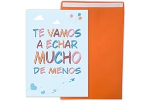 CUBIBOO ART Farewell Card Work Partner Large 42 × 30 cm Open (A3) – Teacher or Colleague Gift with Orange Envelope (FILE)