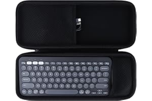 Peyyargo Dur Étui de Protection Compatible avec Logitech Pebble 2 Combo, Pebble Keys 2 K380s / K380 Clavier en Pebble Mouse 2 M350s / M350 Souris (Noir)