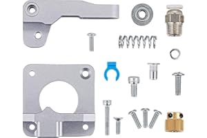 TUZUK MK8 Metal Extruder,Upgrade 3D Printer Parts Aluminum Alloy Block Bowden Extruder 1.75mm Filament for Creality 3D Ender 3,CR-7,CR-8, CR-10, CR-10S, CR-10 S4, and CR-10 S5