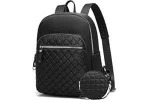 Travistar Mochila para mujer Bolso de hombro Nylon impermeable Bolso escolar informal Mochilas para mujer Mochila pequeña Mochila antirrobo