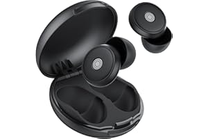 TAOPODO 2025 Neu Ohrstöpsel zum Schlafen, 45dB Wiederverwendbare Gehörschutz Geräuschreduzierende Earplugs mit 8 Ohrenkappe und Tragetasche, Schlafen, Reisen, Konzentration, Konzerte (Schwarz)