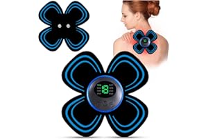 WUGEIN Indoor Wireless TENS Machine Wearable Effective Pain Relief,for Back,Arms,Legs and Shoulder Pain,8 massage 19 level Portable TENS Machine for Pain Management,Professional Strength & Rechargeable