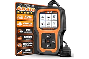 Ancel AD410 Lecteur OBD2 Valise Diagnostic Auto Multimarque, Amélioré OBD2 Diagnostic Français, Lecteur de Code d'erreur de Moteur, Diagnostic Voiture,pour Toutes Les Voitures OBDII après 2002