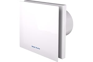 Vent-Axia 446658B Silent Axial Bathroom/Toilet Fan, 230 V, White