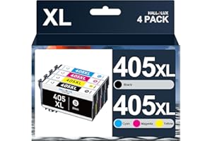 HALLOLUX 405XL Tinte Kompatibel für Epson 405XL Druckerpatronen für Epson Workforce Pro WF-3820DWF WF-3825DWF WF-4820DWF WF-4825DWF WF-4830DTWF WF-7830DTWF WF-7835DTWF WF-7840DTWF