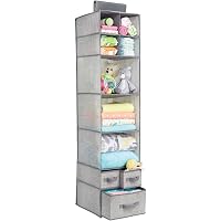 Lot De 2 étagères De Rangement Suspendues à 4 Poches - Tissu Non-tissé Respirant, 100x33 Cm - Pour Porte De Placard, Salle De Bain, Armoire, Jouets
