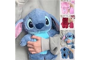 JOAAZAR L&Y Fluffy Wärmflasche Cartoon Heißwasserflasche für Kinder, Wärmeflasche Kuschelig Kleine Wärmflasche Weiches Plüsch Nettes Gutes Geschenk für Kind, Familie & Freund