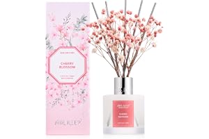Airkeep Cherry Blossom rumsdoft, doftspridare med 8 doftpinnar, doftspridare för badrum, lägenhet, heminredning, 100 ml