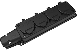 Bemis 4-drożny gumowy monofaz 1 x 16 A. (2P +E) 200/250 V.IP44