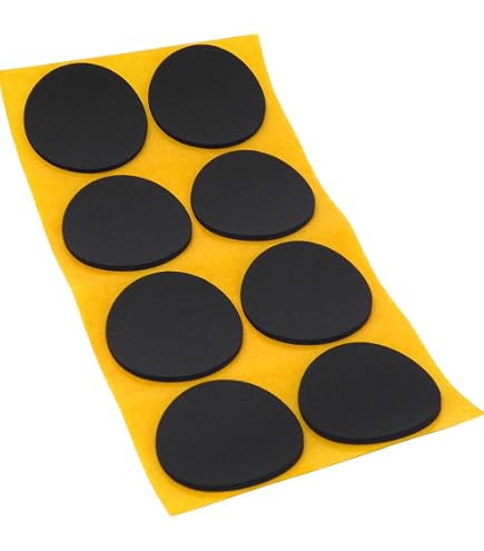 Piedini Autoadesivi Gomma Tampone Antiscivolo Gomma per Mobili 12 pezzi