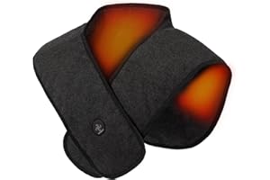 Thermrup Cuscino termico portatile a infrarossi lontano per collo e spalle con 3 livelli di temperatura (M)