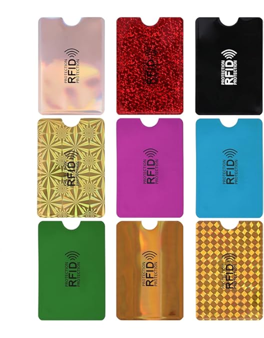 Etui Carte Bancaire Anti Piratage,20PCS RFID Protector Case Étui