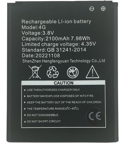 Aousavo Batteria Da 3000 MAh Per 4G WiFi E5783, OLAX MT10, MF982, B803, D623, D523, D921, DWR-933