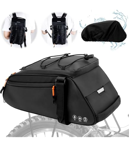 Borsa Portapacchi Posteriore Per Bici Elettrica Con Luce LED – Lithuim Valigetta Batteria