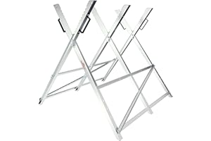 MONZANA Gardebruk Chevalet de sciage pliable 150 kg métal zingué jardin dents porte-bûches support de coupe tréteau de sciage tronçonneuse
