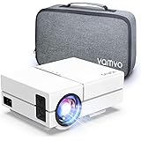 Vamvo Proyector Full HD 1080P 5000 Lux, Mini Proyector Portátil L4500 con Dolby, 50000 Horas Vida, Proyector Cine en Casa MAX