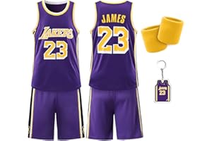 Pardofelis Maglia da basket per bambini, abbigliamento da basket con wrist wraps, maglia da basket per bambini, ad asciugatura rapida