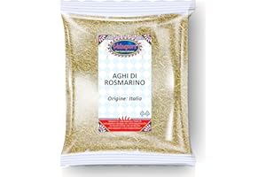 VALSAPORI Rosmarino Sicliano Essiccato al Sole - Busta da 100 gr | Gluten Free Vegan | Rosmarino Secco Pianta Aromatica 100% Naturale | Spezia Cruda per Insaporire Carne e Infuso (Aghi di Rosmarino)
