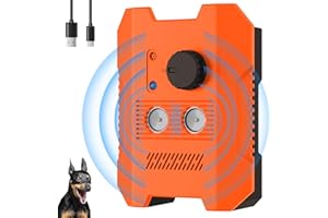 TOPSIC Antibell für Hunde, 3 Ebenen Ultraschall Anti Bell Gerät, 33Ft Anti-Bell-Gerät, Auto-Anti Bell Gerät Hunde, 100% Sicher und Effektiv Sicher Hundebellen Stoppen, Ultraschall-Anti-Bellgerät Hundebellen