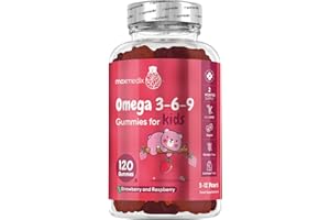 MAXMEDIX Omega 3 6 9 Gummies for Kids - 2 Months Supply - 120 Vegan Gummies - Tasty Alternative to Fish Oil or COD Liver Oil for Kids - Rich in EPA, DHA & ALA - Non-GMO & Gluten-Free Omega 3 Kids Gummies