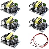 Youmile 5 pz AC-DC 5V 700mA 3.5W Modulo Buck Modulo di Alimentazione Buck Converter Step Down con cavo rosso e nero